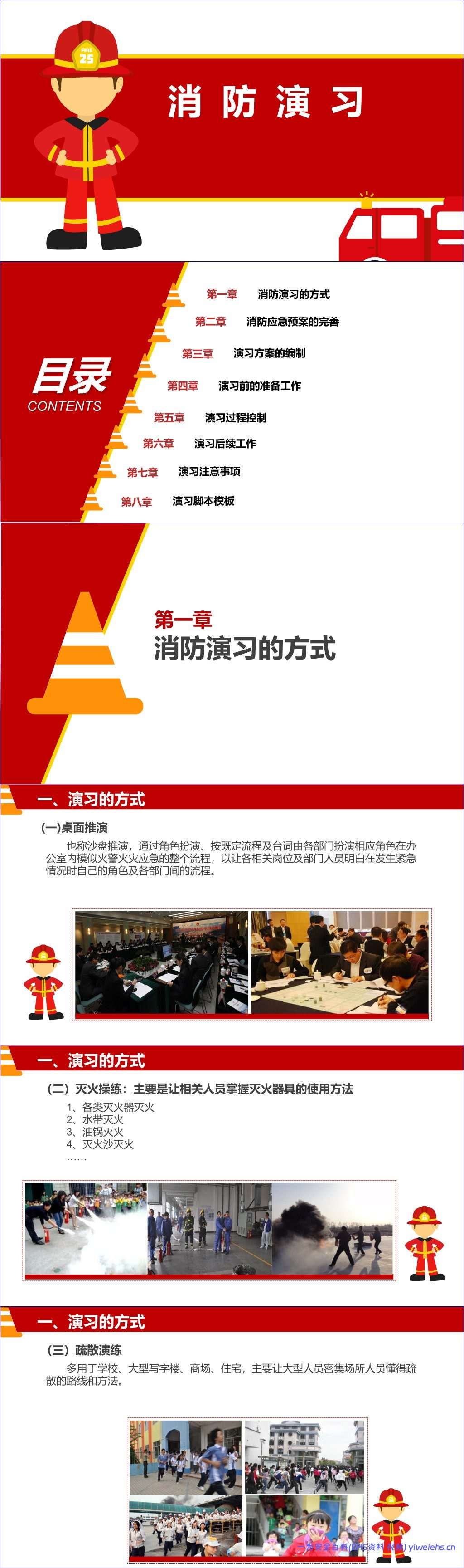【PPT】 消防演习知识培训(经典版本)