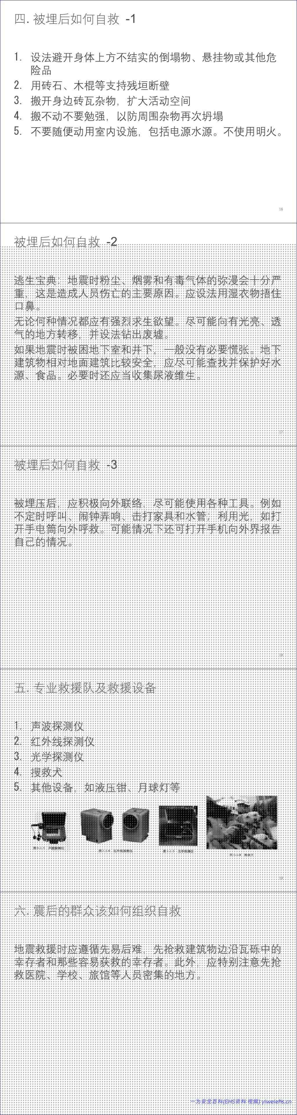 【PPT】全民防灾应急手册