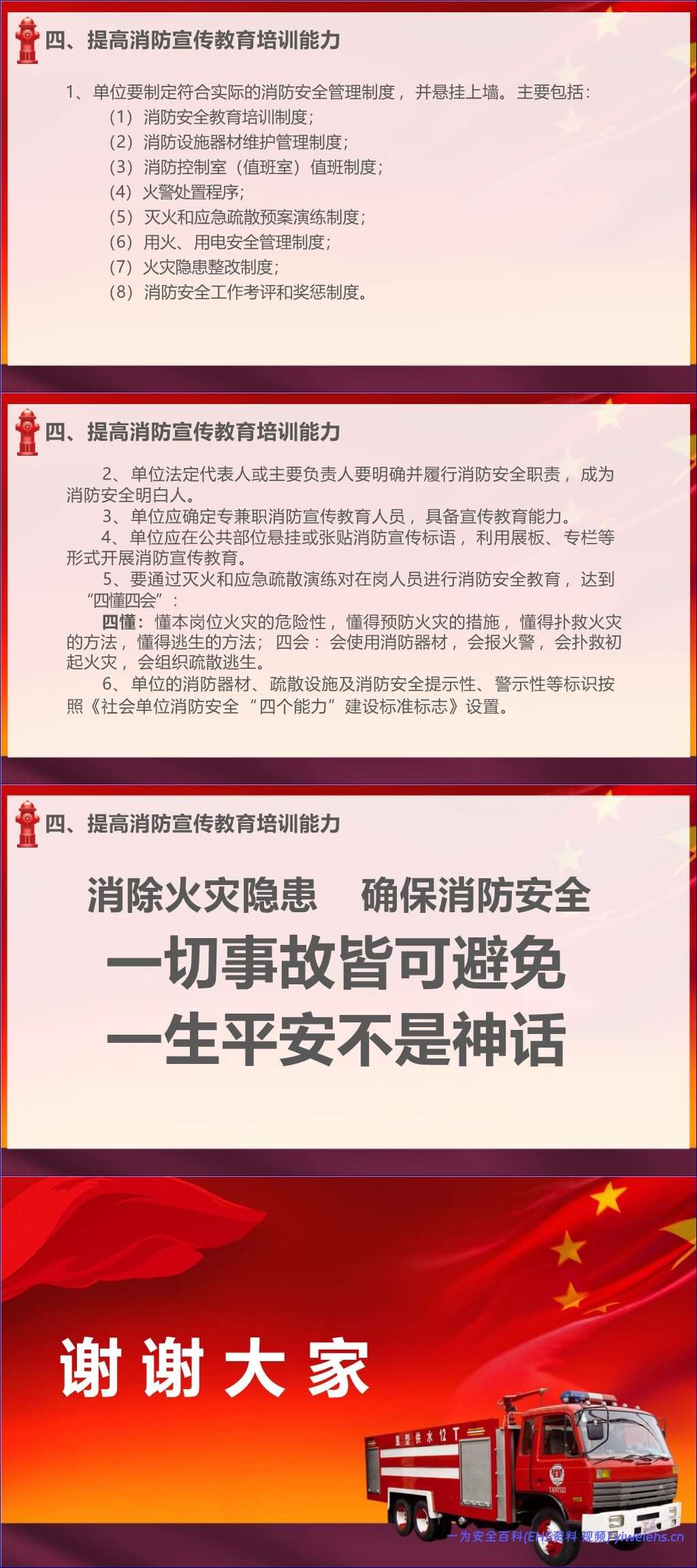 【PPT】消防月系列:社会单位消防安全“四个能力”建设丨22页