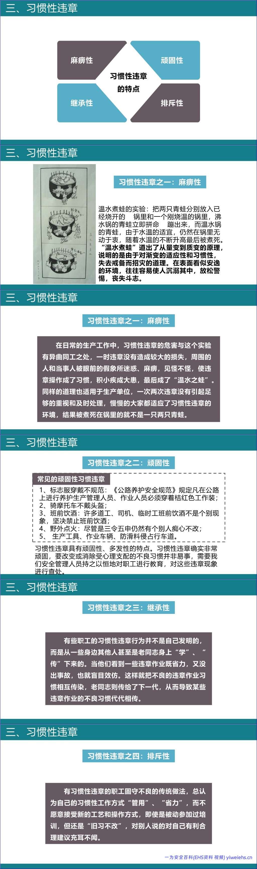 【PPT】2026最新安全意识习惯性违章教育培训58页