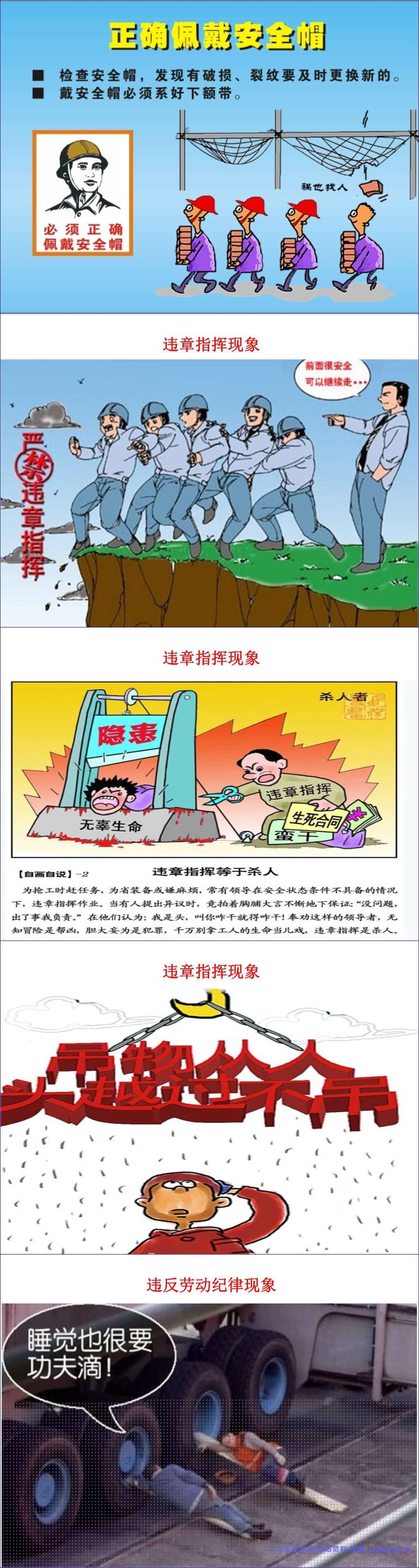 【PPT】全员安全“反三违”训练和“四不伤害”培训
