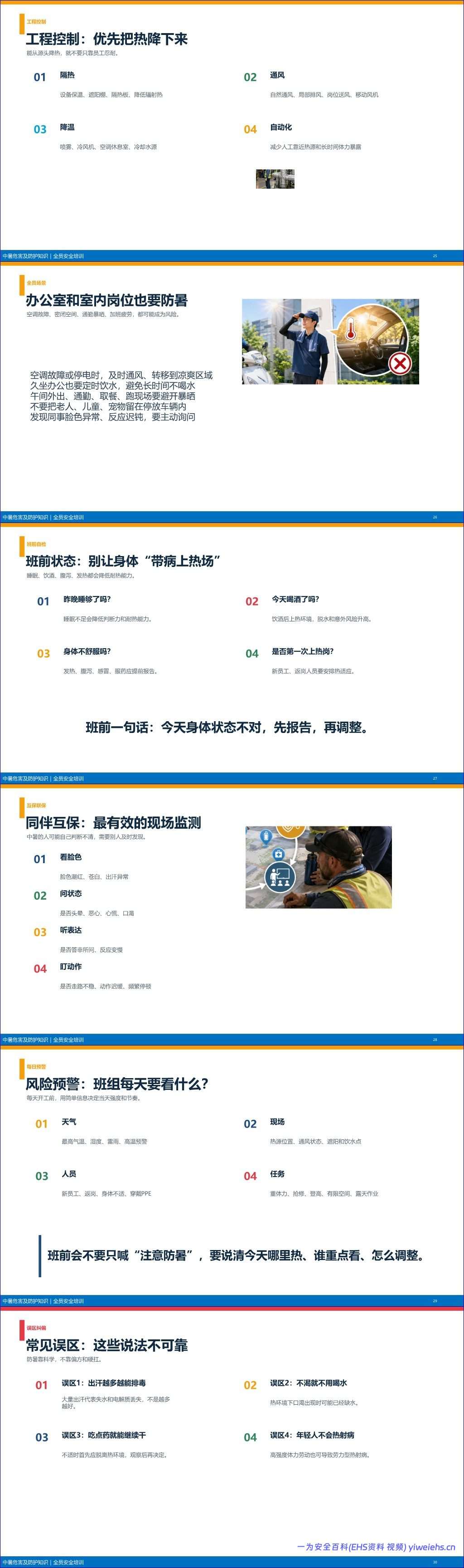 【PPT】中暑危害及防护知识全员培训(45 页)