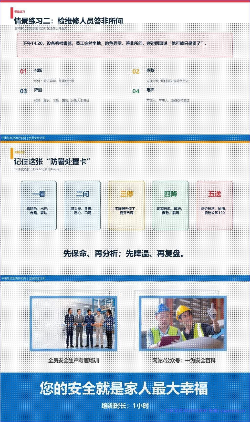 【PPT】中暑危害及防护知识全员培训(45 页)