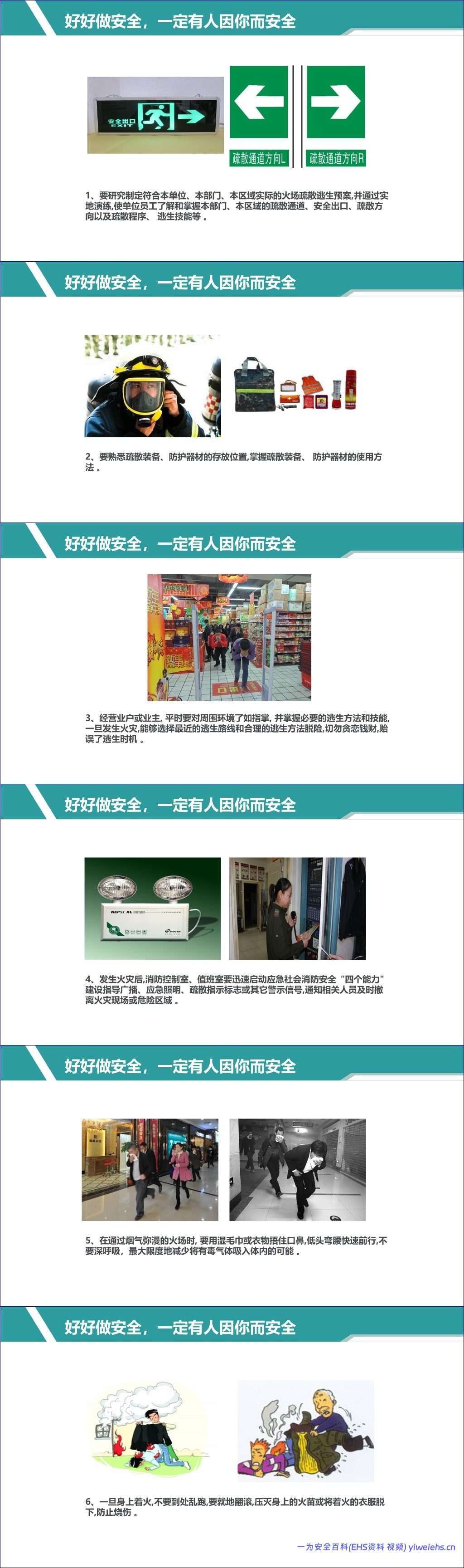 【PPT】商场市场消防安全宣传培训要则