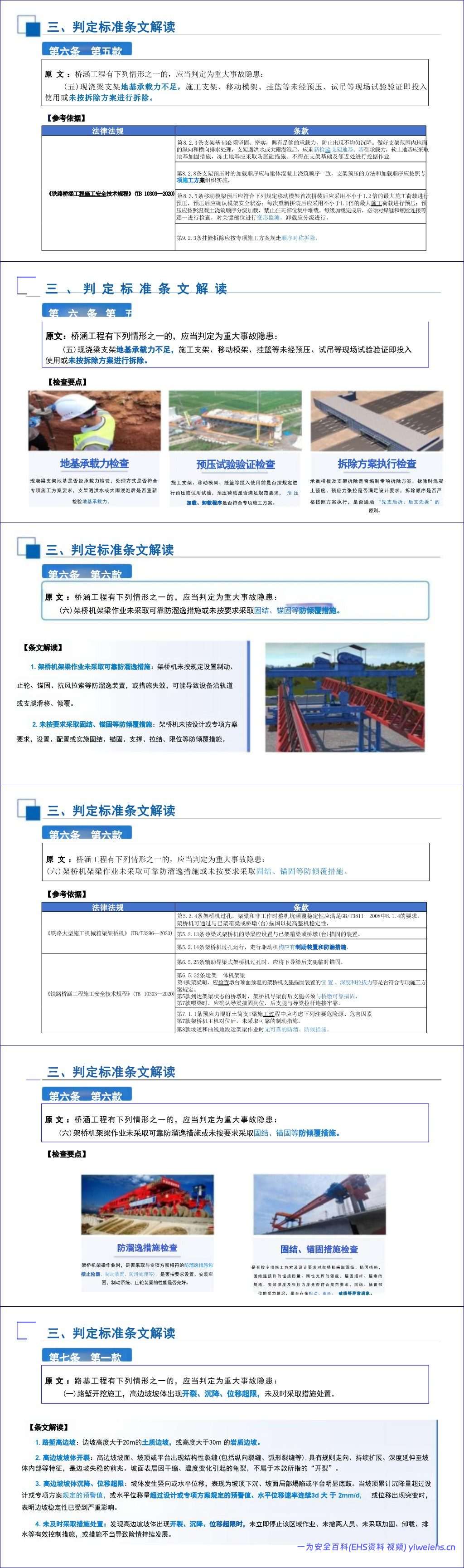 【PPT】国家铁路局《铁路建设工程生产安全重大事故隐患判定标准》解读与宣贯179页