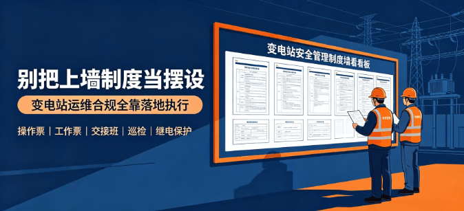 【Word】别把上墙制度当摆设！变电站运维合规全靠落地执行