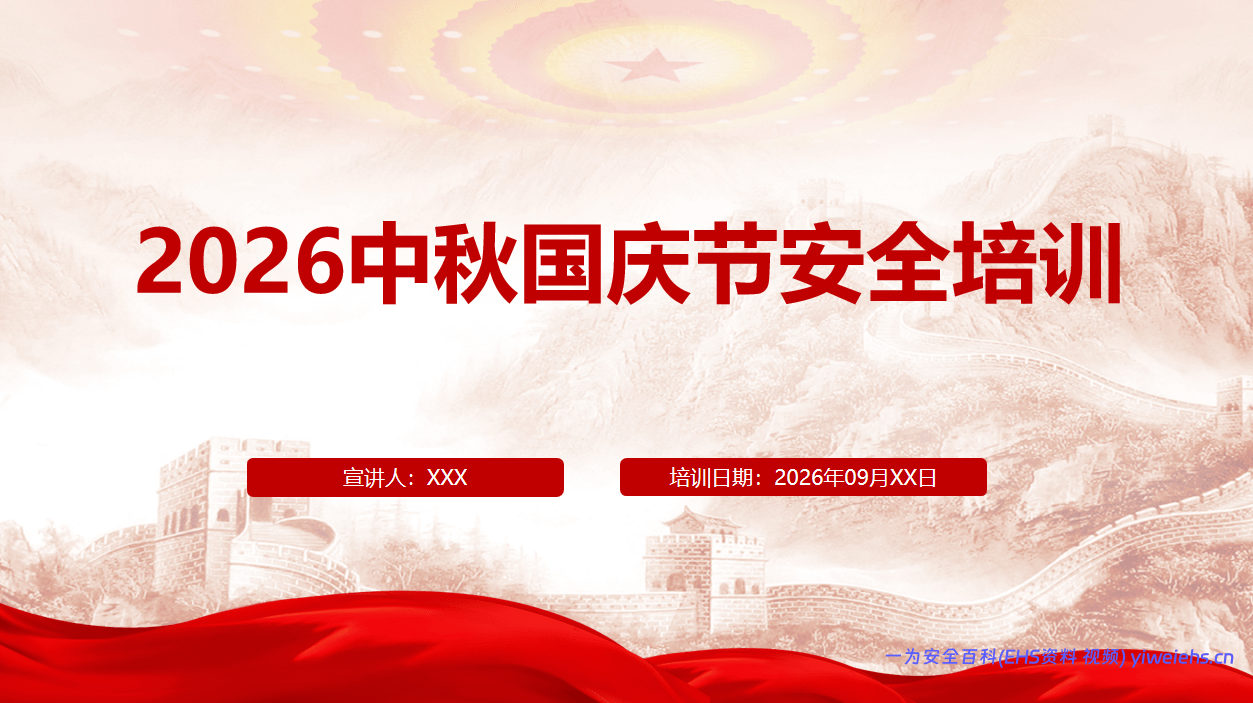 【PPT】2026年中秋国庆节安全专题培训（70页）