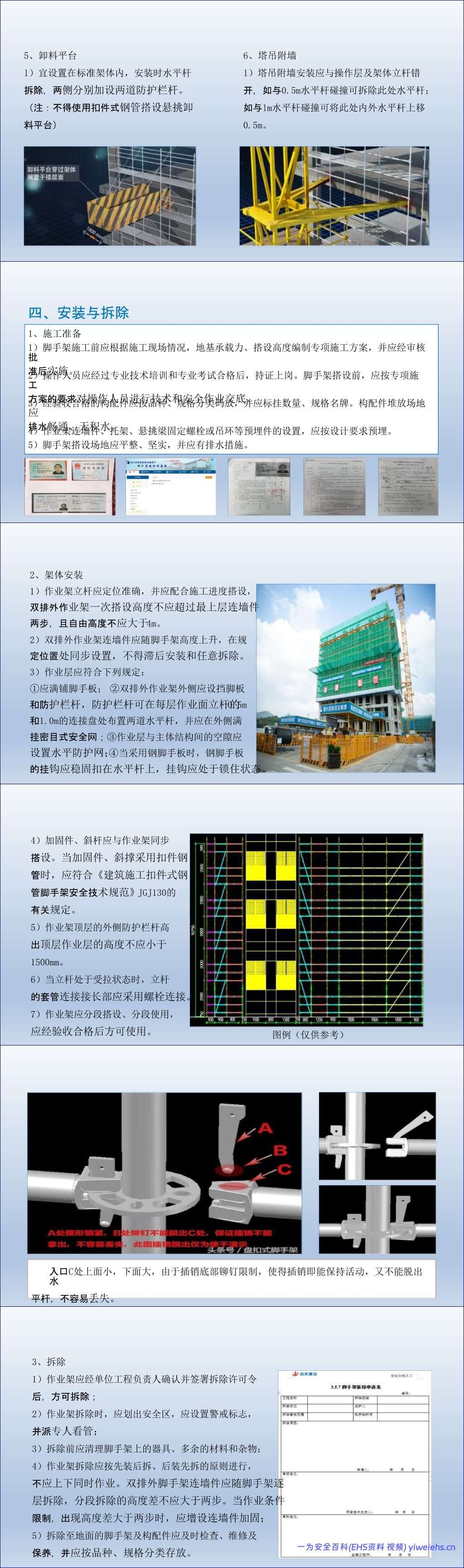 【PPT】承插型盘扣式脚手架作业指导书(图文并茂)-46页