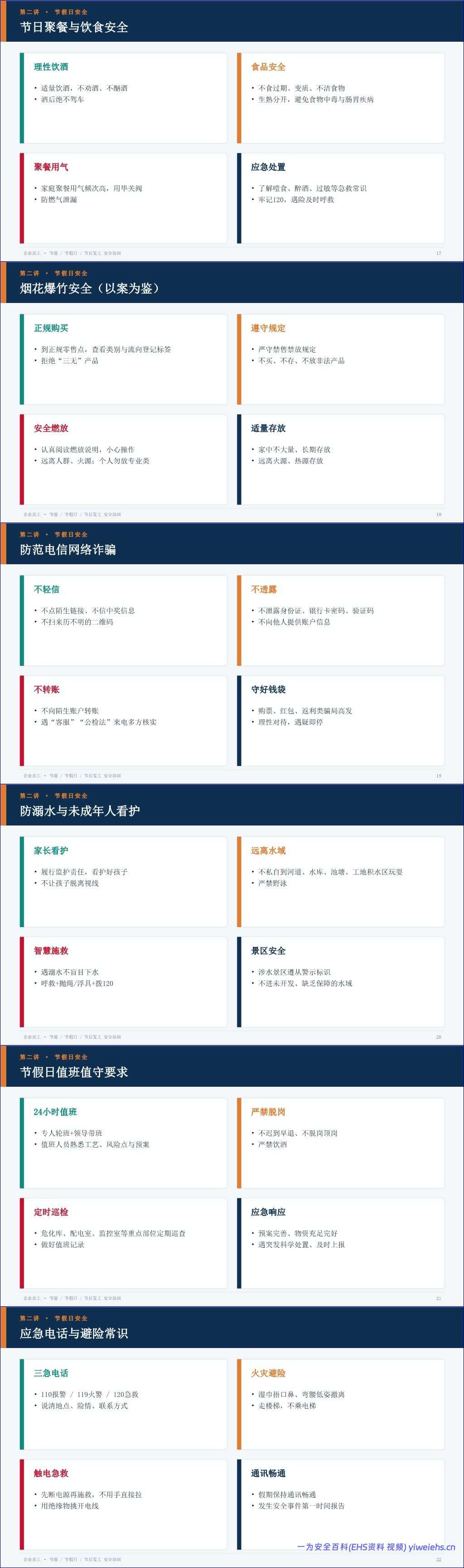 【PPT】2026新版《中秋国庆节前节假日和节后复工安全培训》 – 37页