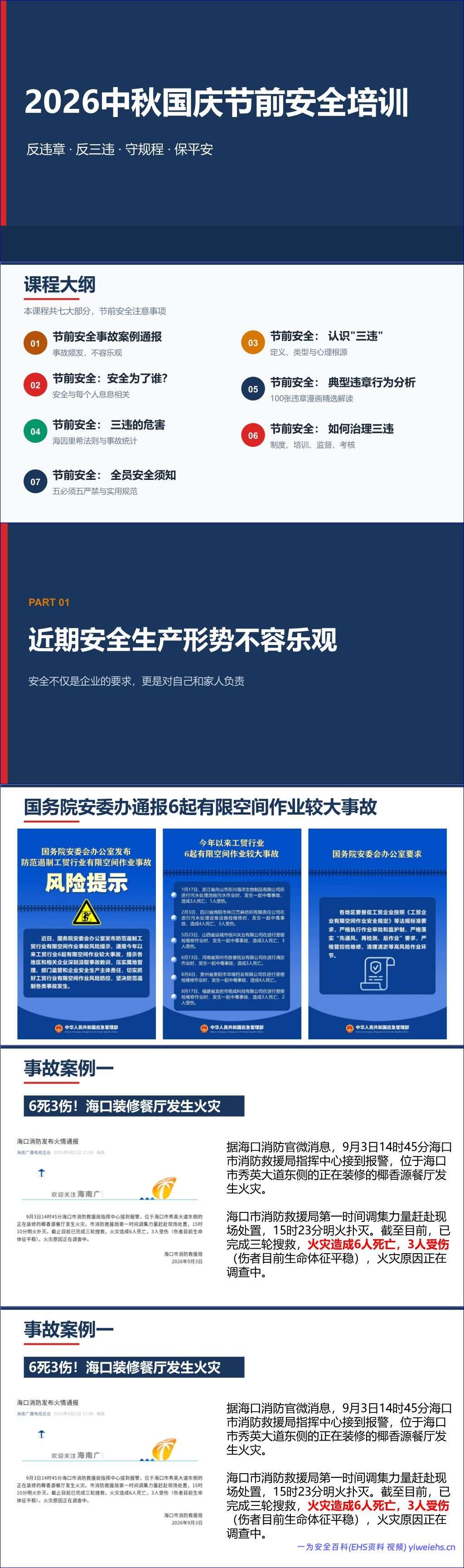 【PPT】2026中秋国庆节前安全培训