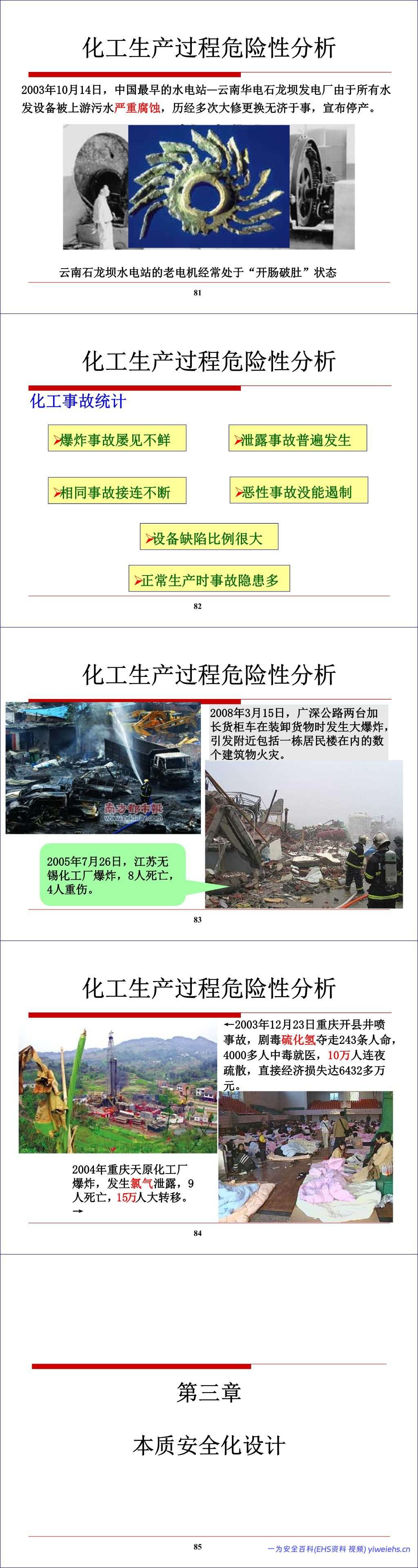 【PPT】化工生产过程的安全管理