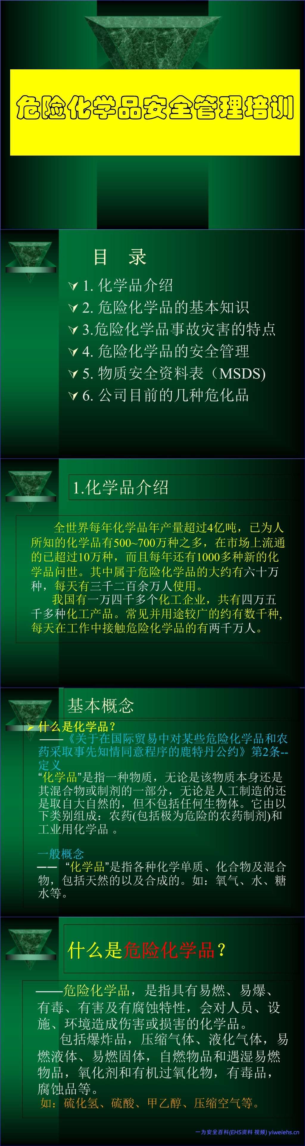 【PPT】危险化学品安全管理培训