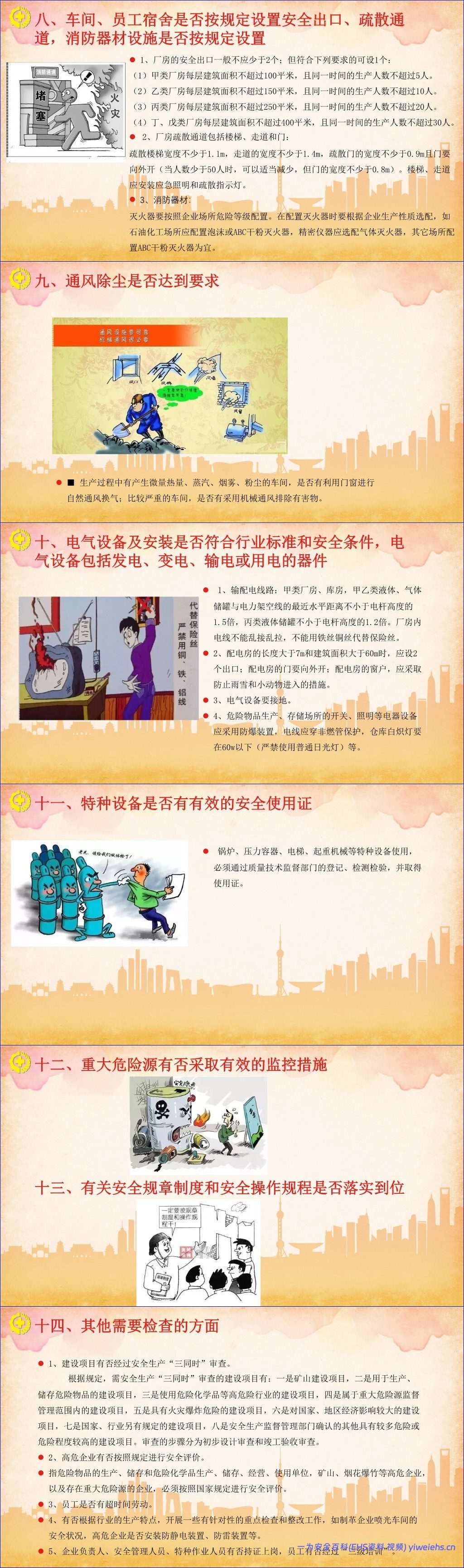 【PPT】复工复产八危、四归、六个一、十四重点培训 – 37页