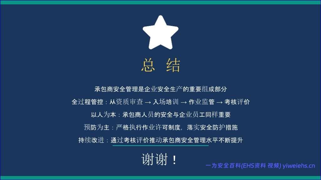 【PPT】2026年新版承包商安全管理全流程知识培训