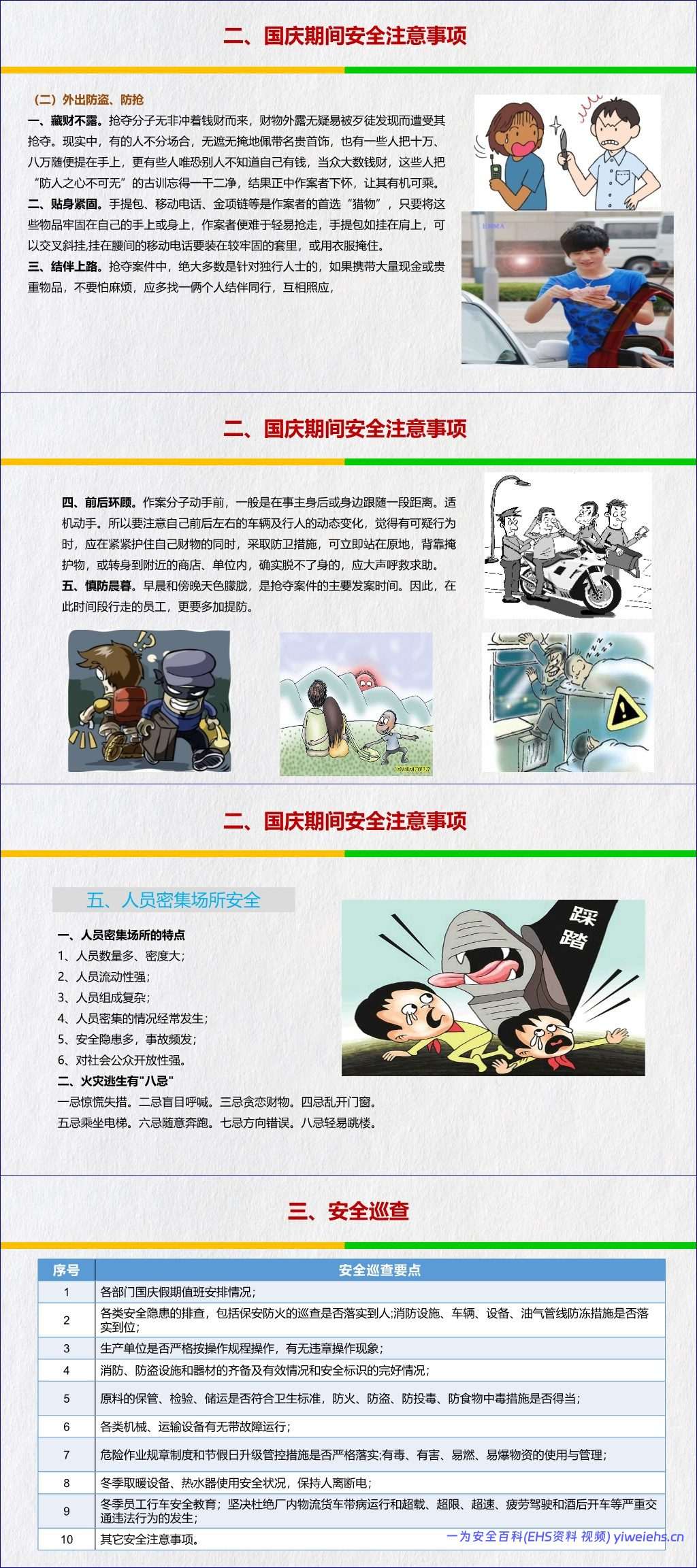 【PPT】国庆期间值班安全培训