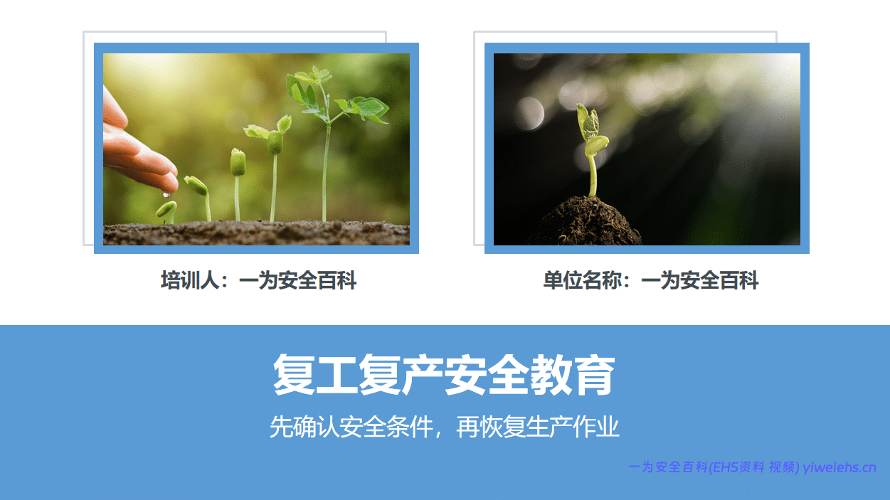 【课件】最新版节后复工复产全员安全教育培训（66 页）